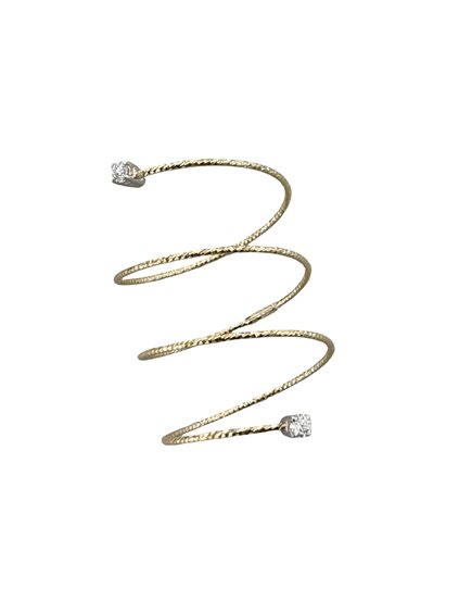 Anello Magic Wire Donna Silenzio in Oro giallo Diamante 0.04 Ct 62-AS-GD-01-19 - 62-AS-GD-01-19